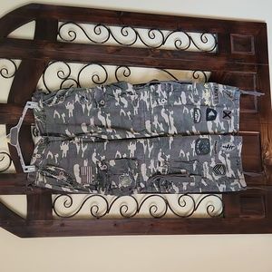 Womens camo cargo pants